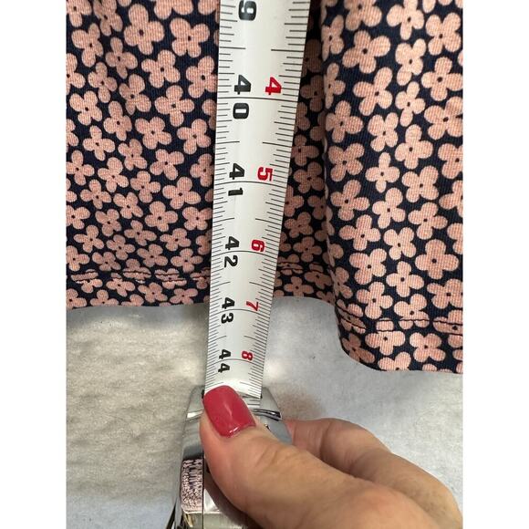 Boden Pink Floral Print Short Sleeve Midi Dress Size 4R - Picture 7 of 11